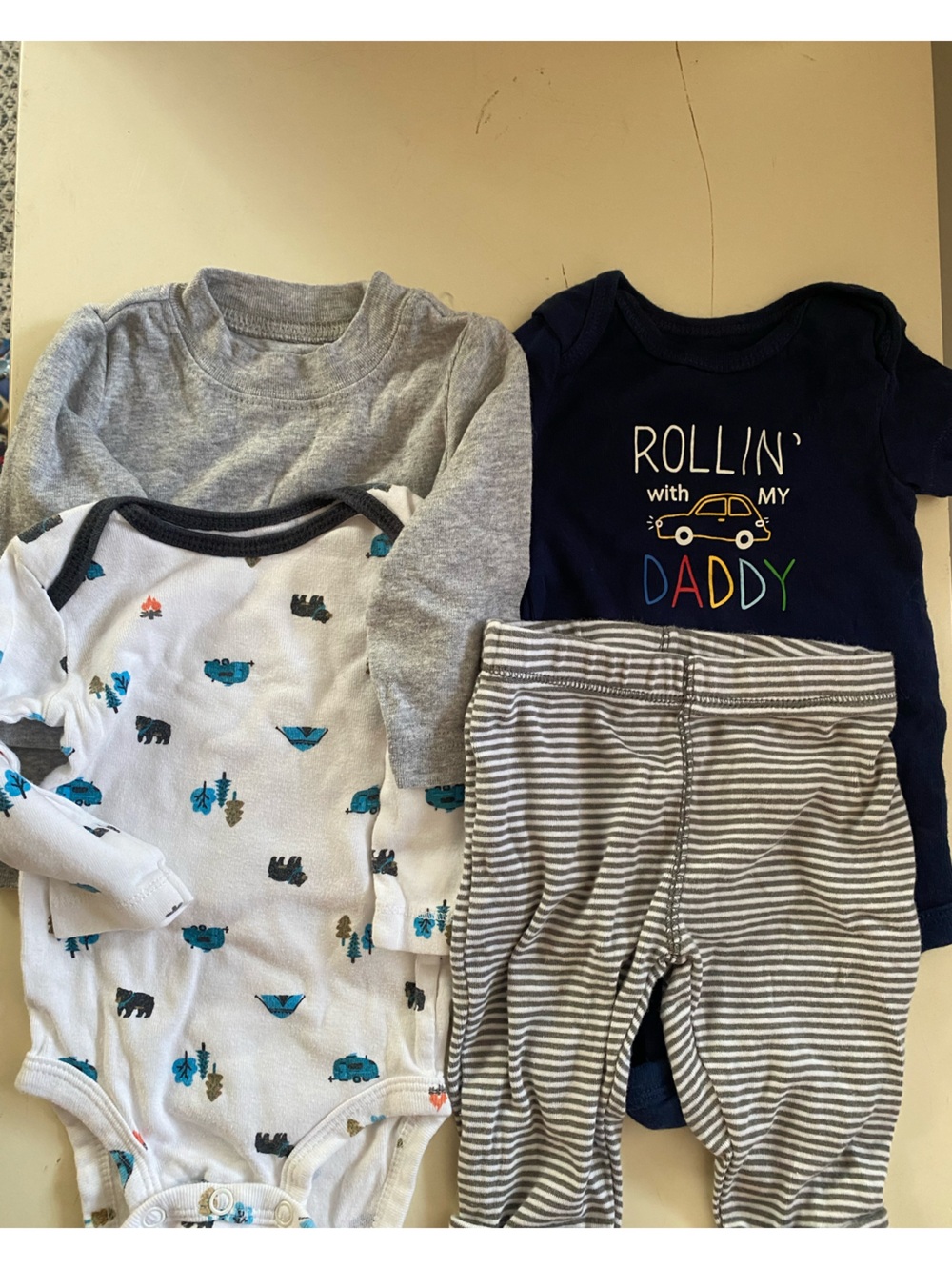 Set of 4 Baby Clothes 3 Months